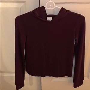 Crop/Fitted Hoddie Sweatshirt